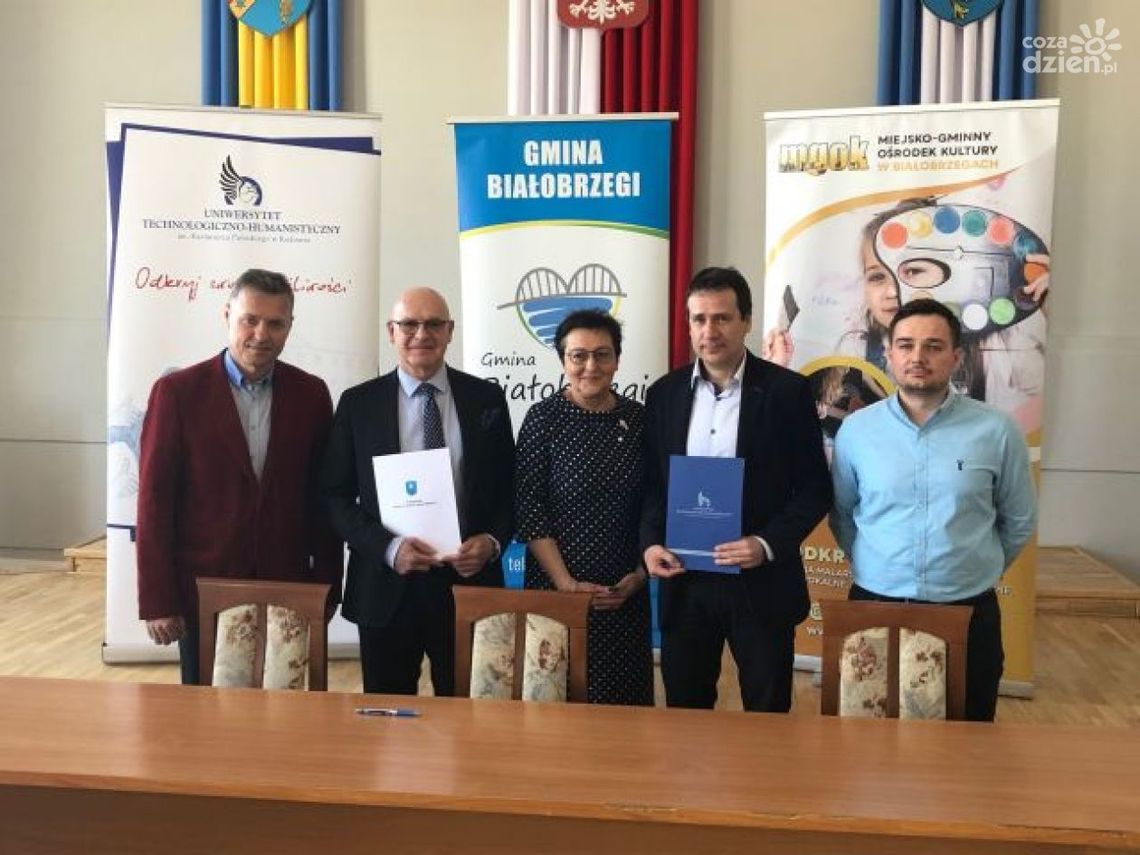 Gmina Białobrzegi oraz UTH w Radomiu będą współpracować