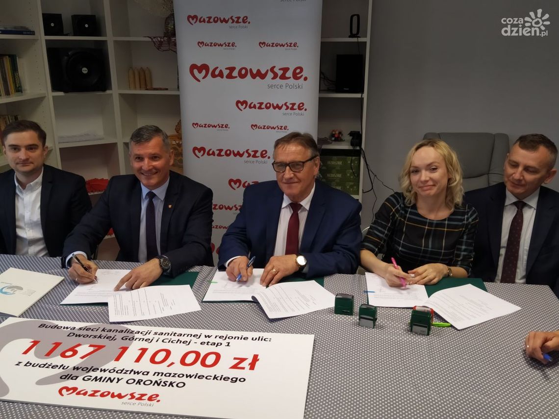 Gmina Orońsko otrzymała środki na rozbudowę kanalizacji Gmina Orońsko otrzymała środki na rozbudowę kanalizacji