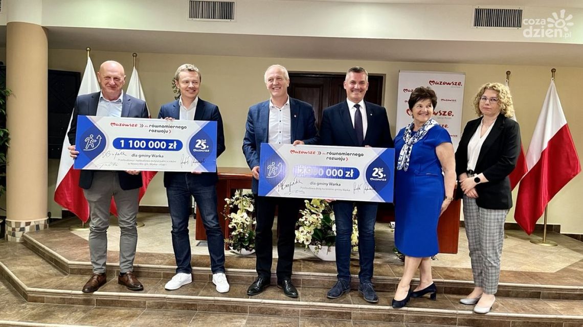 Gmina Warka z dofinansowaniem od samorządu województwa mazowieckiego