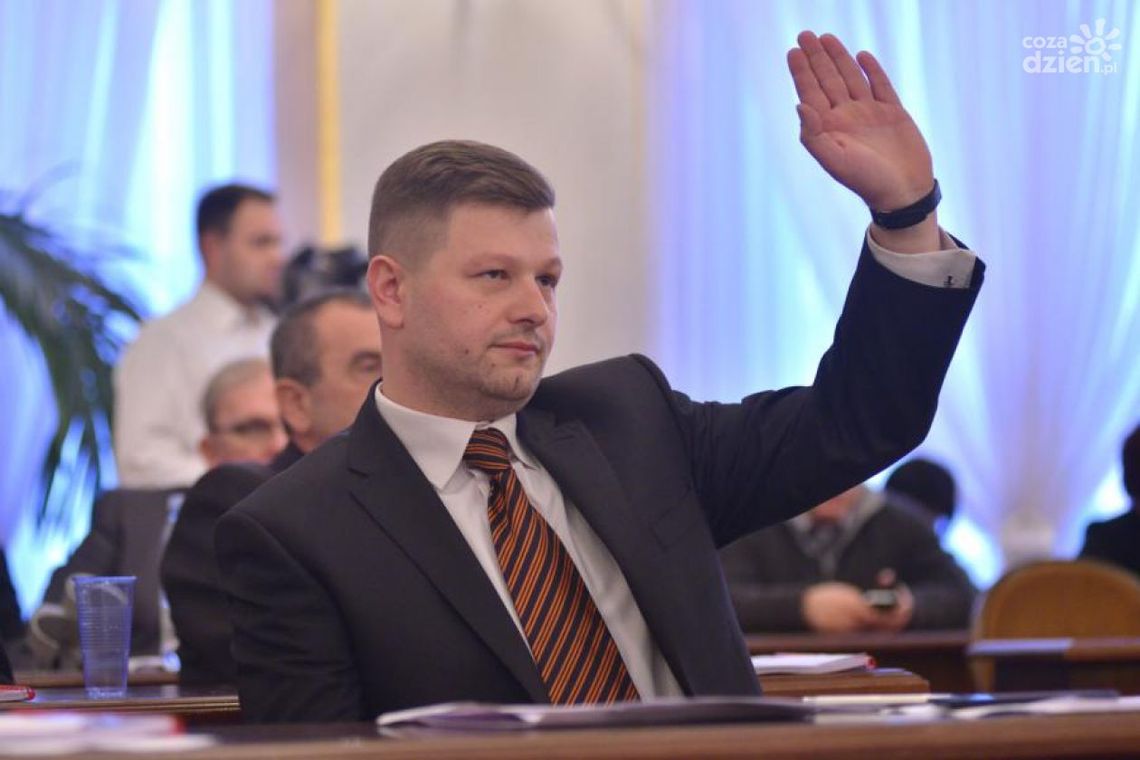 Gość Studia Lokalnego Radia Rekord wiceprezydent Jerzy Zawodnik.