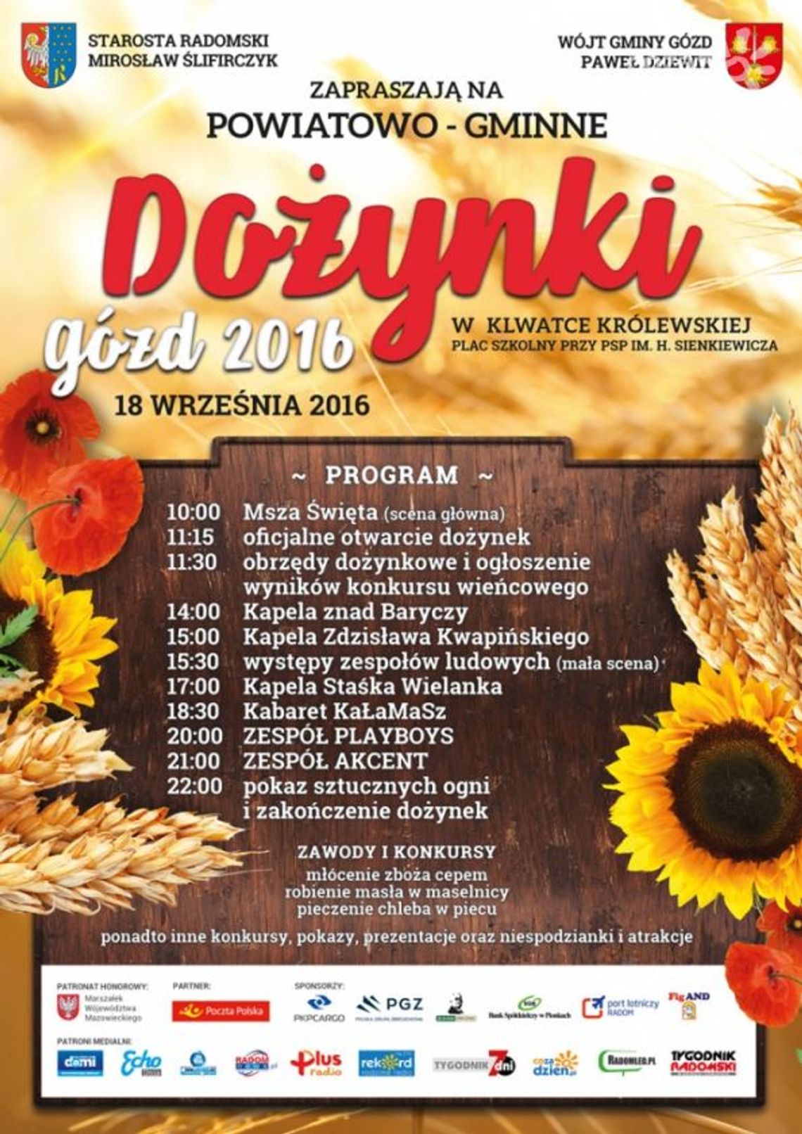 GÓZD: dożynki powiatowo-gminne GÓZD: dożynki powiatowo-gminne