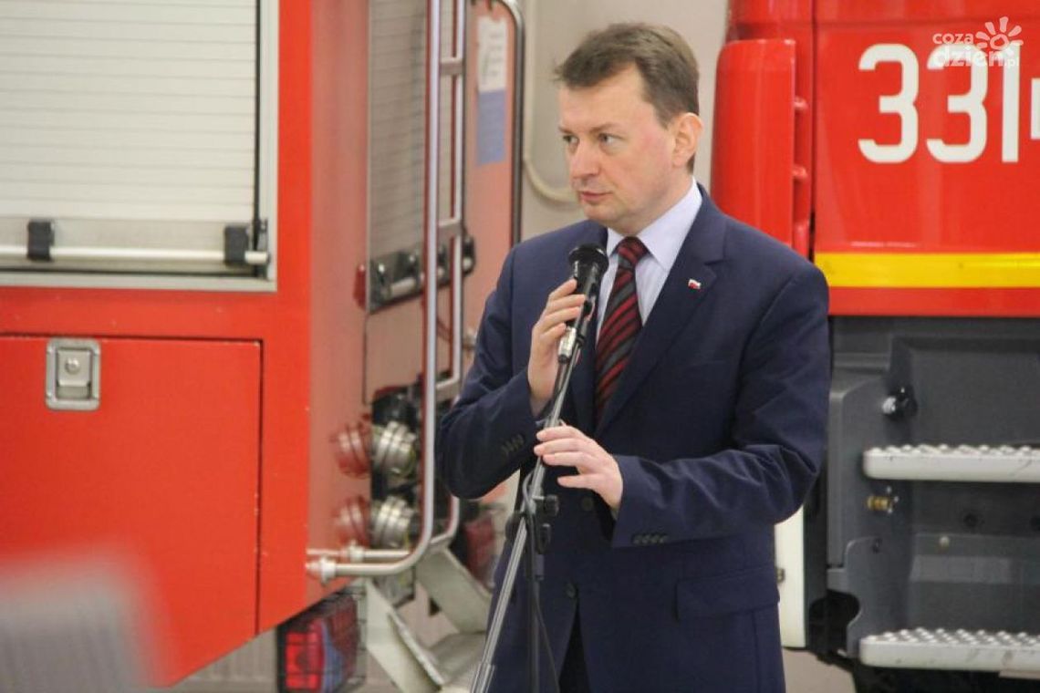 Gózd i Przytyk. Minister Błaszczak z wizytą