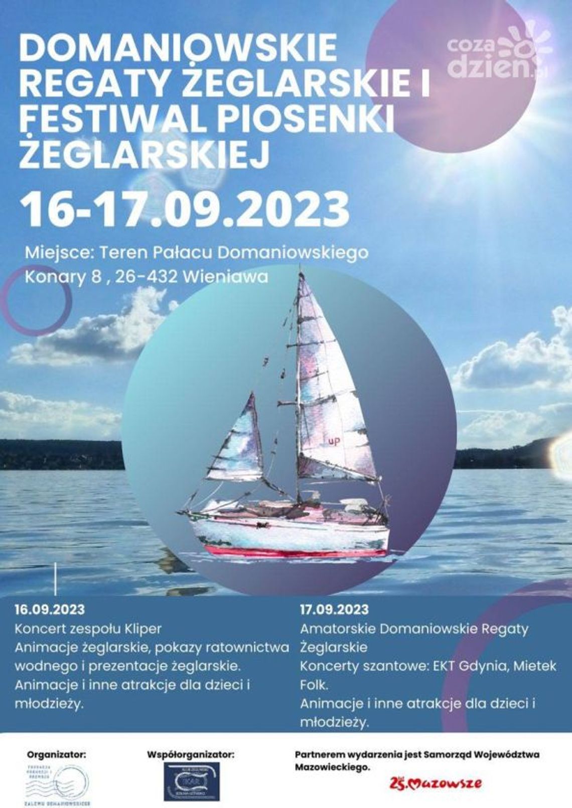 Gratka dla miłośników żeglarstwa. Regaty i szanty w Domaniowie