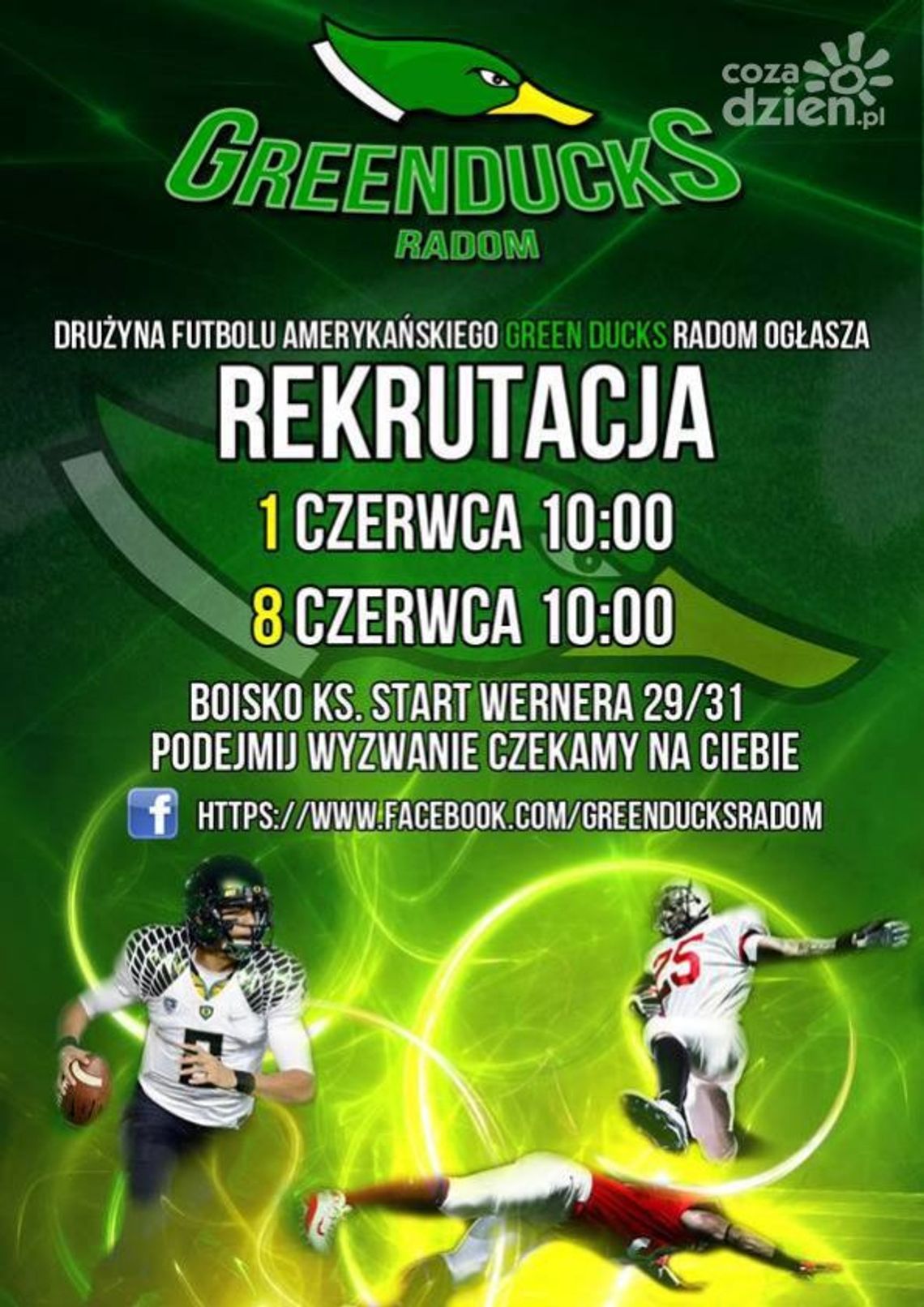 Green Ducks Radom zaprasza na rekrutację!