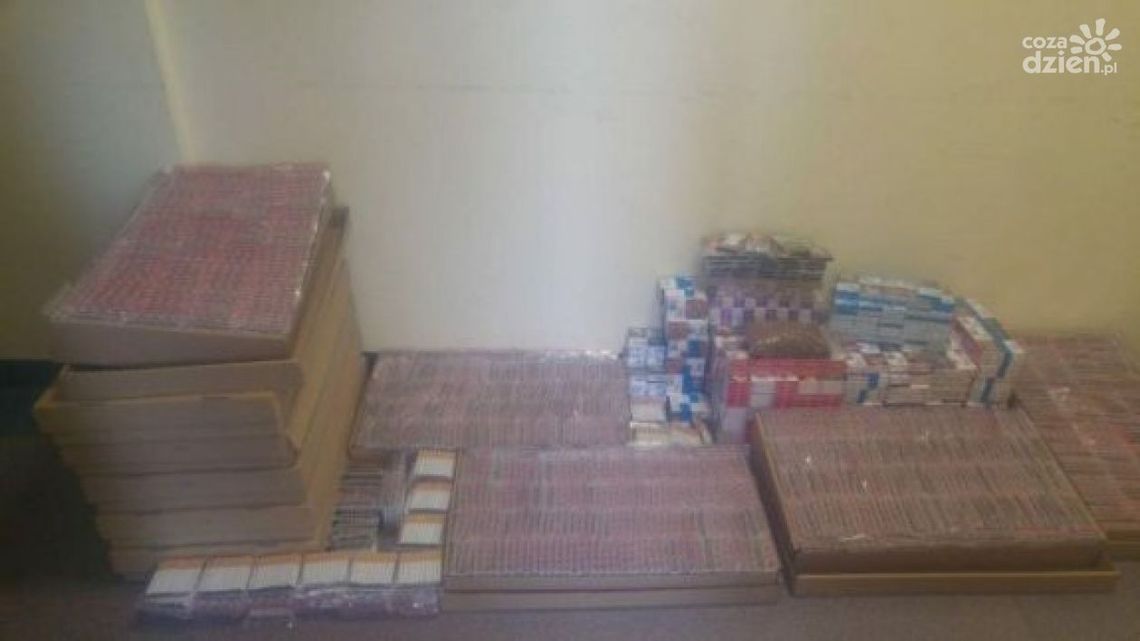 Grójec. 60 tys. papierosów zabezpieczonych Grójec. 60 tys. papierosów zabezpieczonych