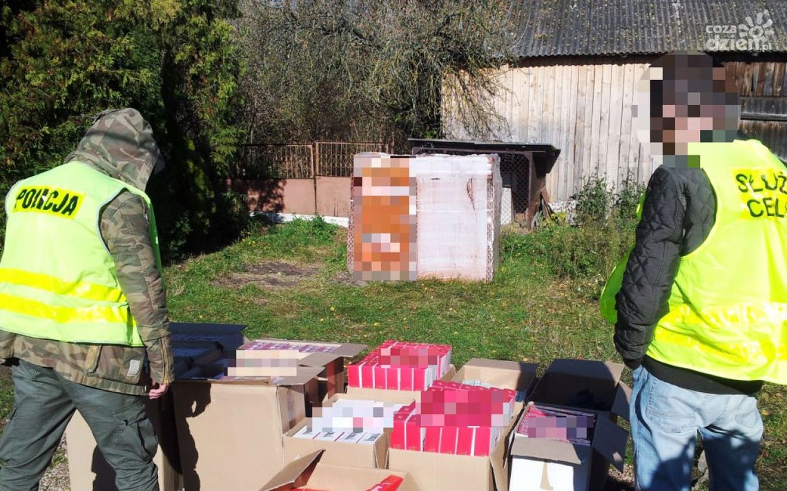 GRÓJEC. Nielegalne papierosy przechwycone