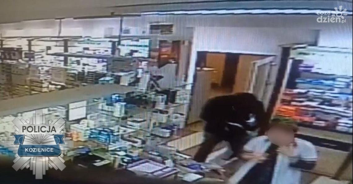 Groził aptekarce siekierą i ukradł utarg