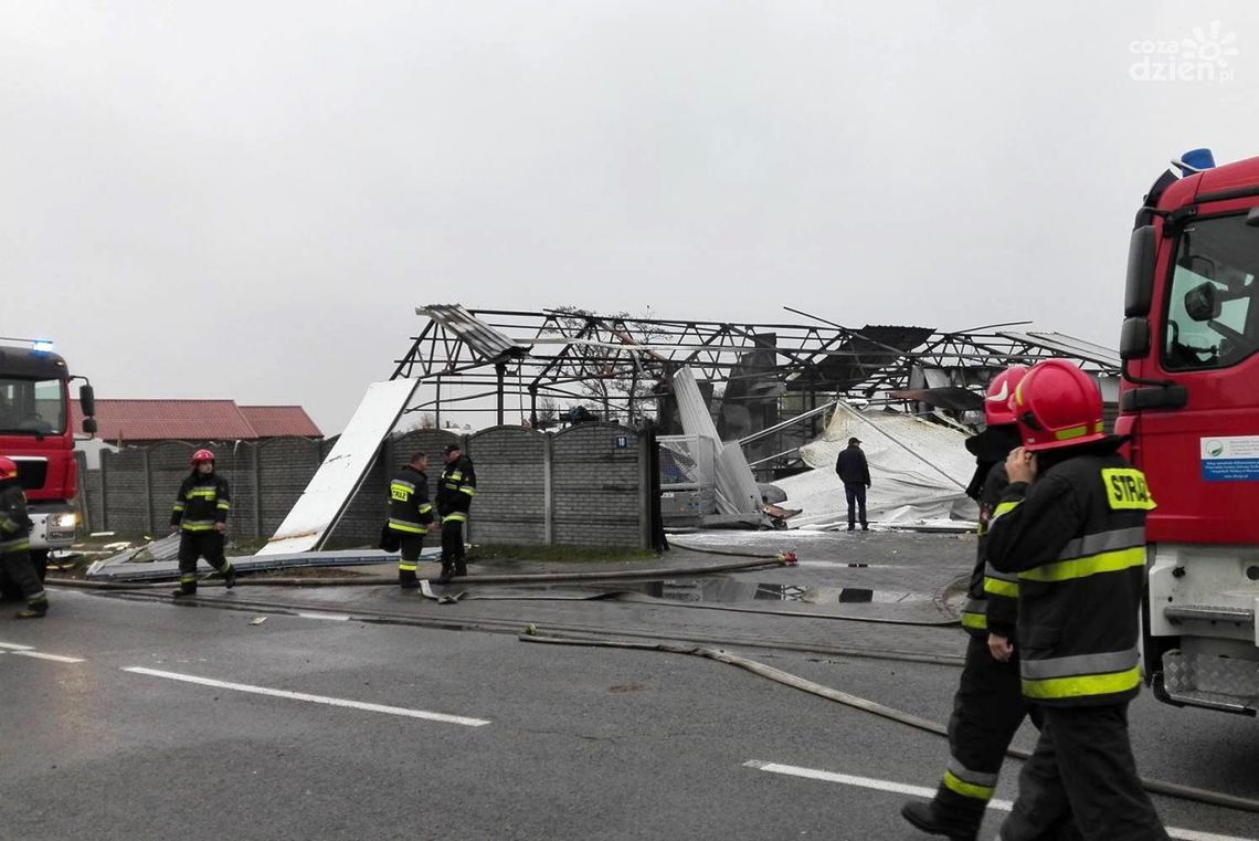 Groźny pożar na Witosa