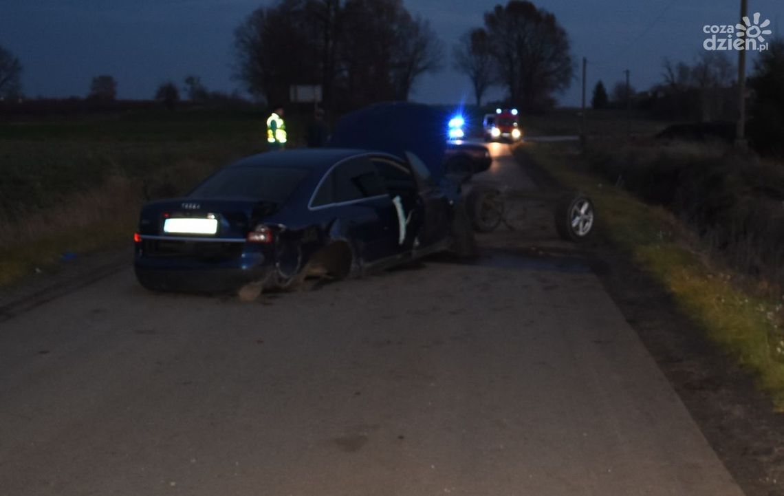 Groźny wypadek w Wielgiem. Sprawca był pijany