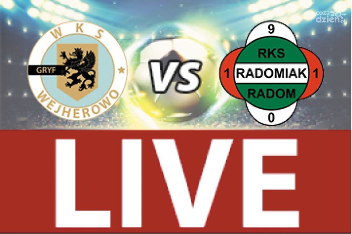 Gryf Wejherowo - Radomiak Radom 1:1 (zapis relacji LIVE) Gryf Wejherowo - Radomiak Radom 1:1 (zapis relacji LIVE)