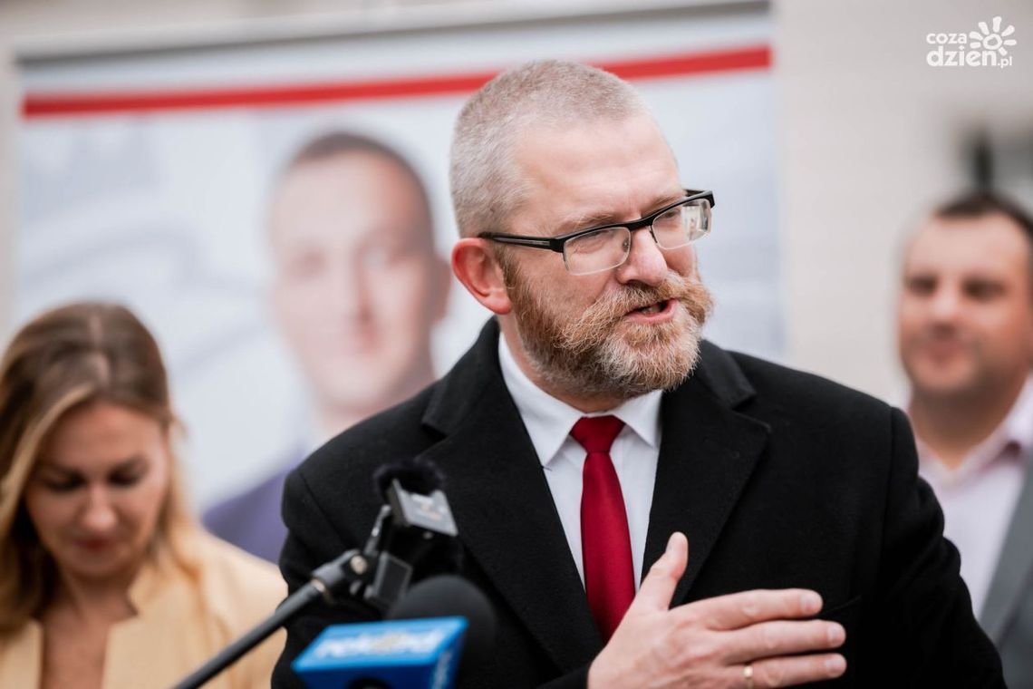 Grzegorz Braun w Radomiu. Walka o fotel prezydencki trwa