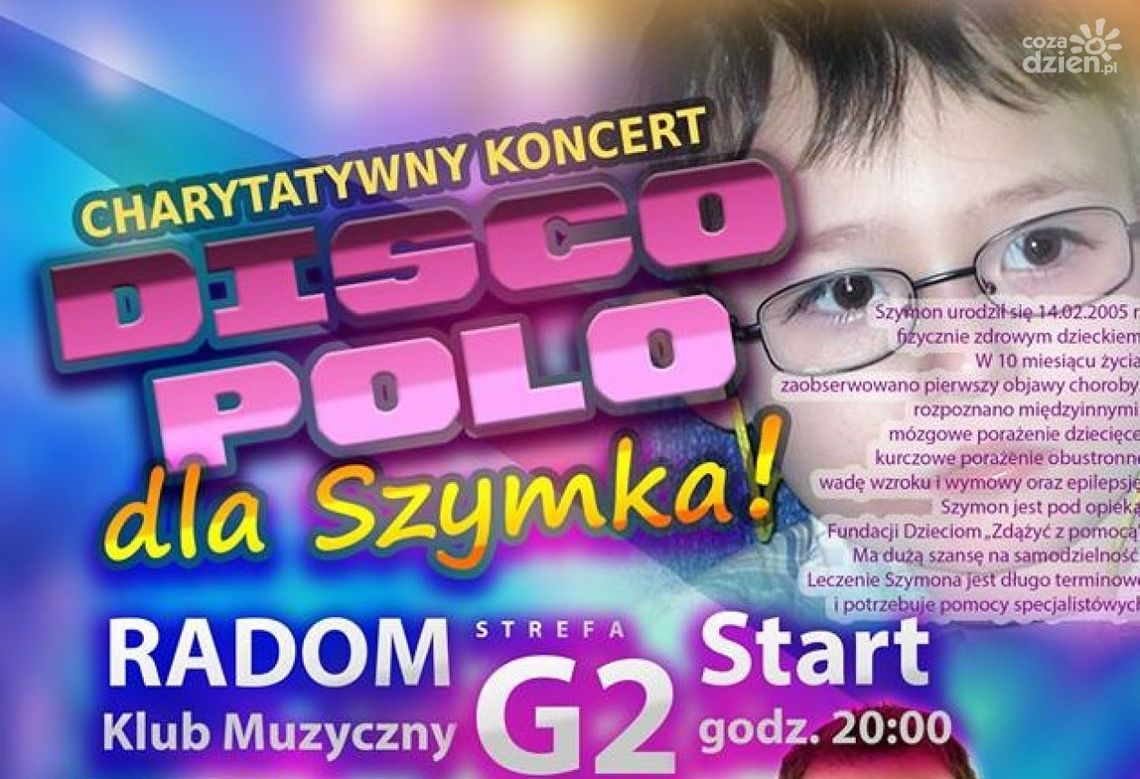 Gwiazdy disco polo zagrają dla Szymonka