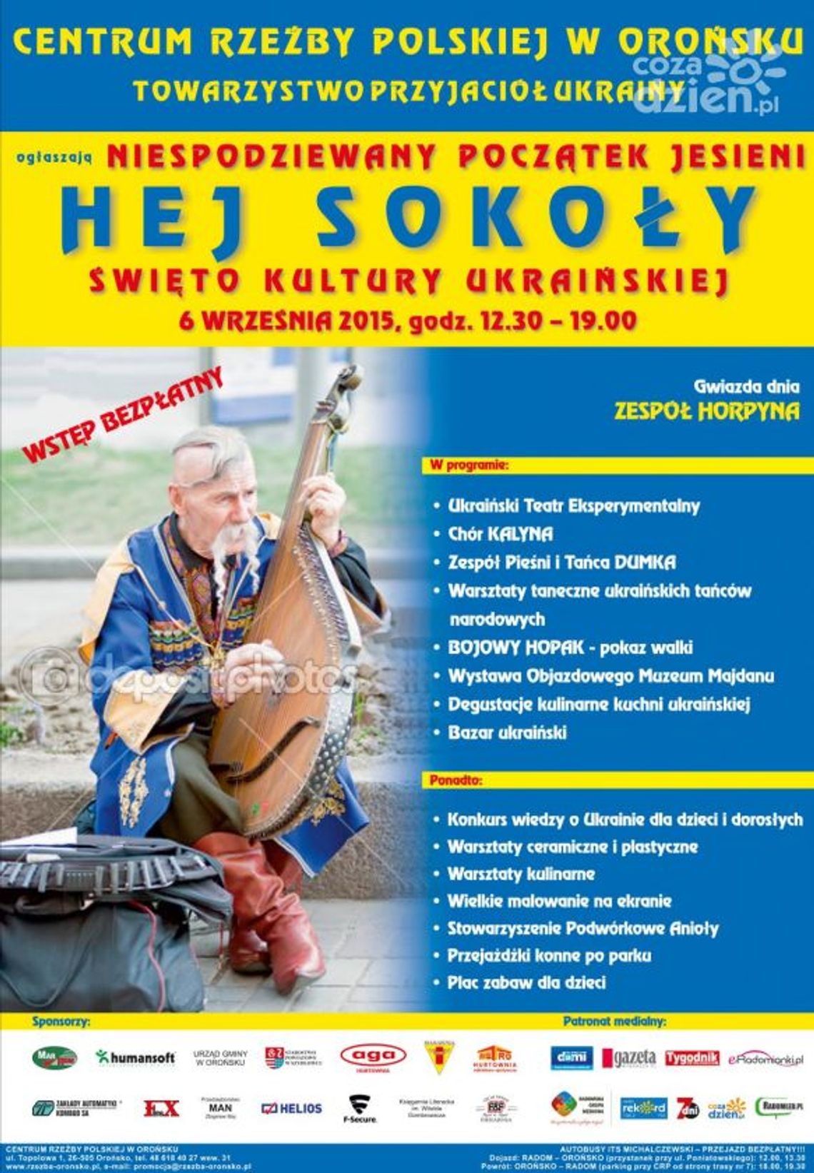 "Hej sokoły" czyli świeto kultury ukraińskiej w Orońsku