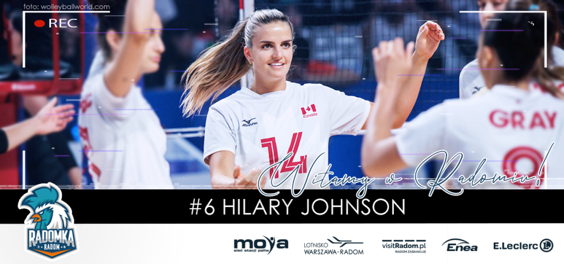 Hilary Johnson zamknęła kadrę Moya Radomki Radom na sezon 2023/24