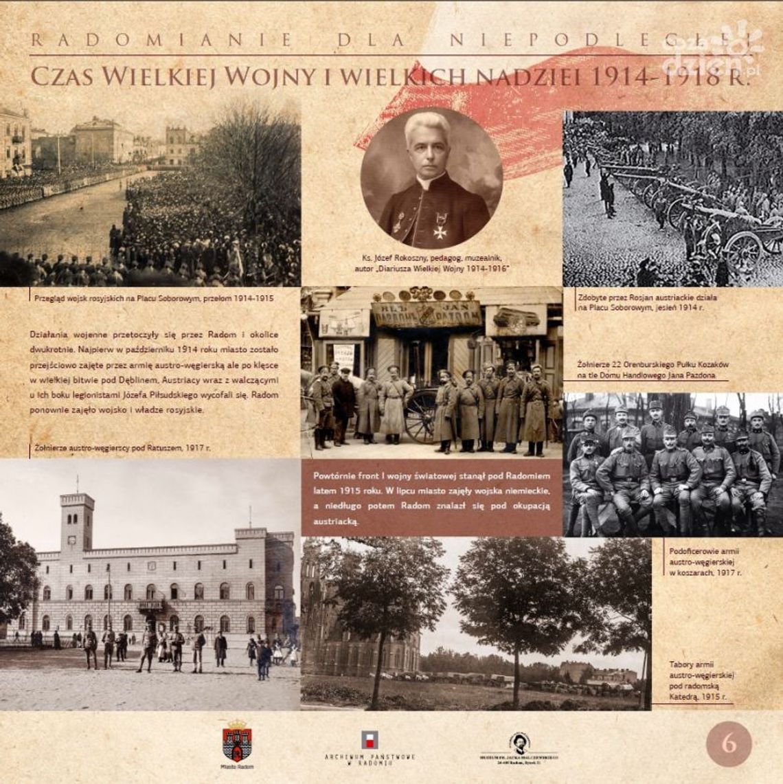 Historyczne wystawy przed Urzędem Miejskim