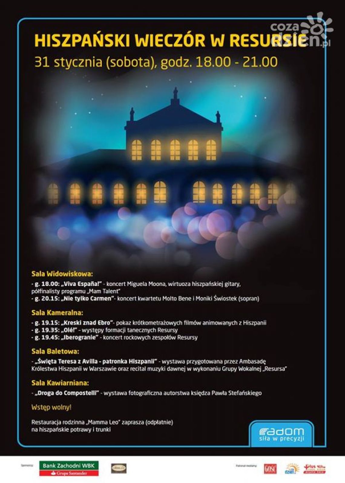 Hiszpański wieczór w Resursie. Będzie się działo! Hiszpański wieczór w Resursie. Będzie się działo!