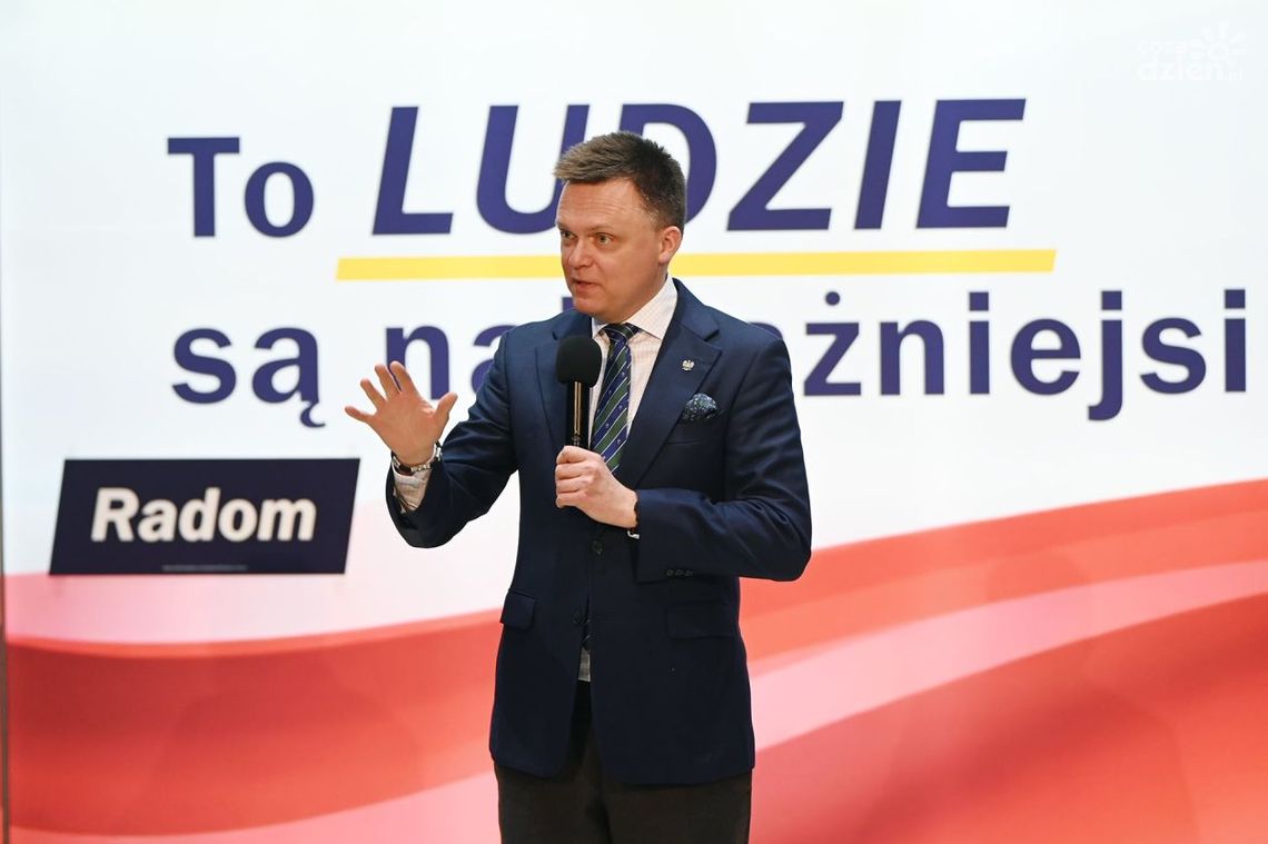Hołownia w Radomiu: Czas na prezydenta spoza PiS i PO Hołownia w Radomiu: Czas na prezydenta spoza PiS i PO