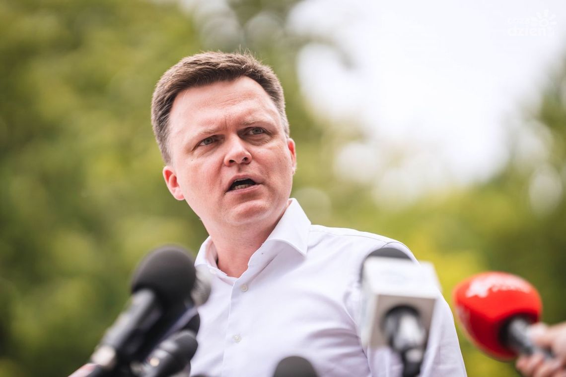 Hołownia w Radomiu: PiS powinien trafić na pawlacz historii