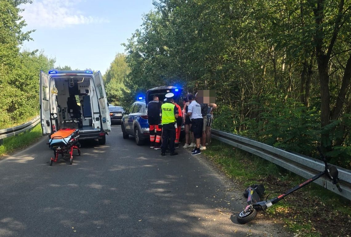 Hulajnogi elektryczne pod lupą policji. Od marca odnotowano już 28 zdarzeń