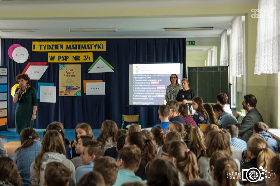 I Tydzień Matematyki w PSP 34