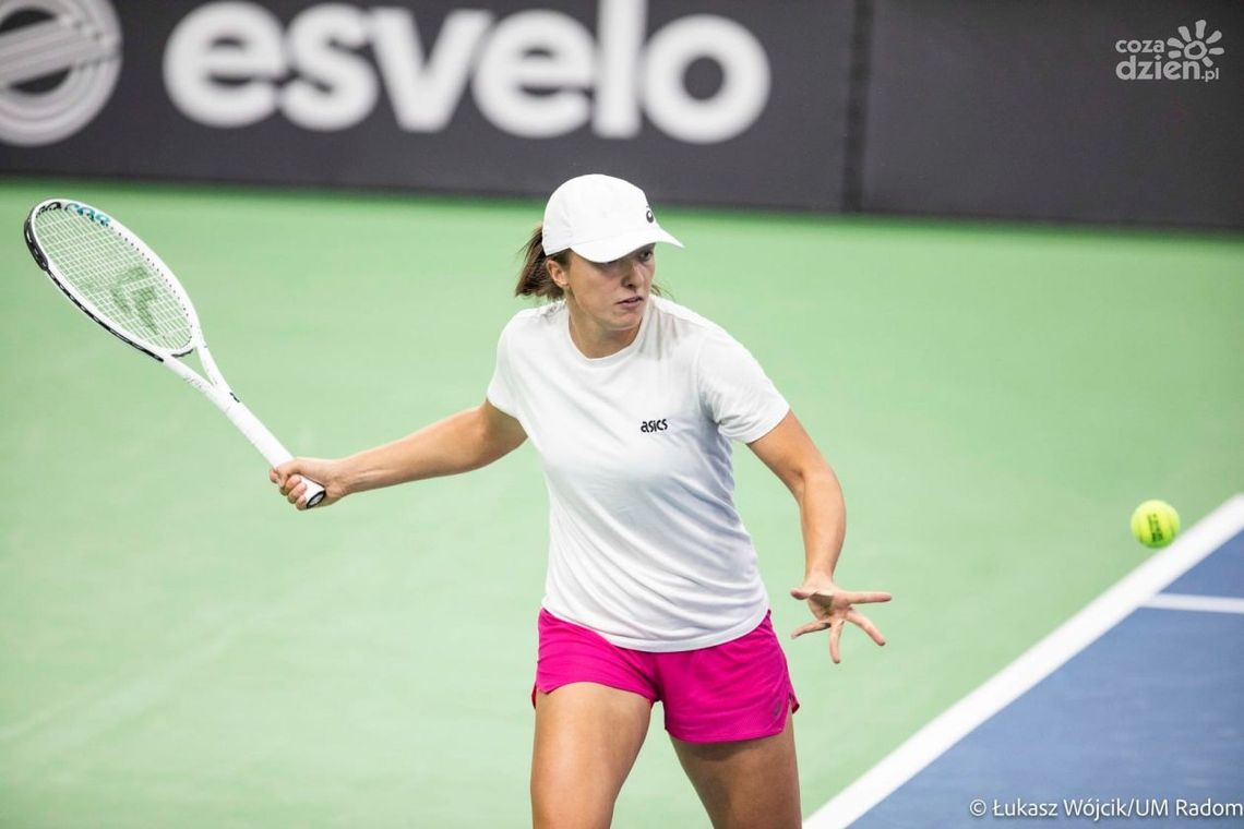 Iga Świątek już trenuje w Radomiu! (zdjęcia)