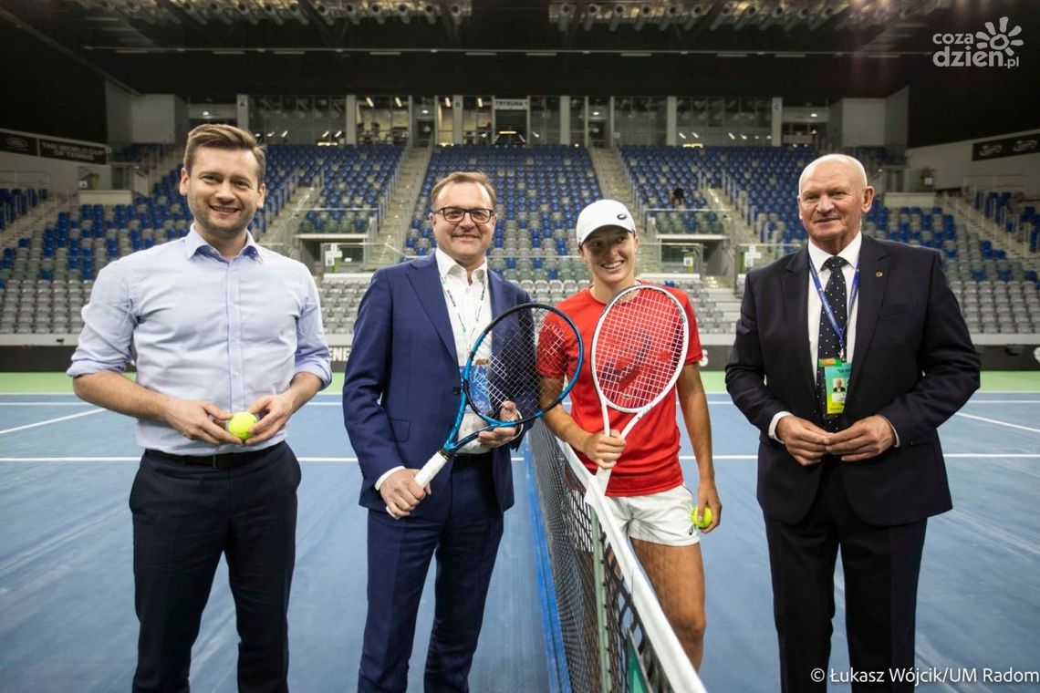 Iga Świątek odebrała gratulacje od Radosława Witkowskiego i Kamila Bortniczuka (zdjęcia)