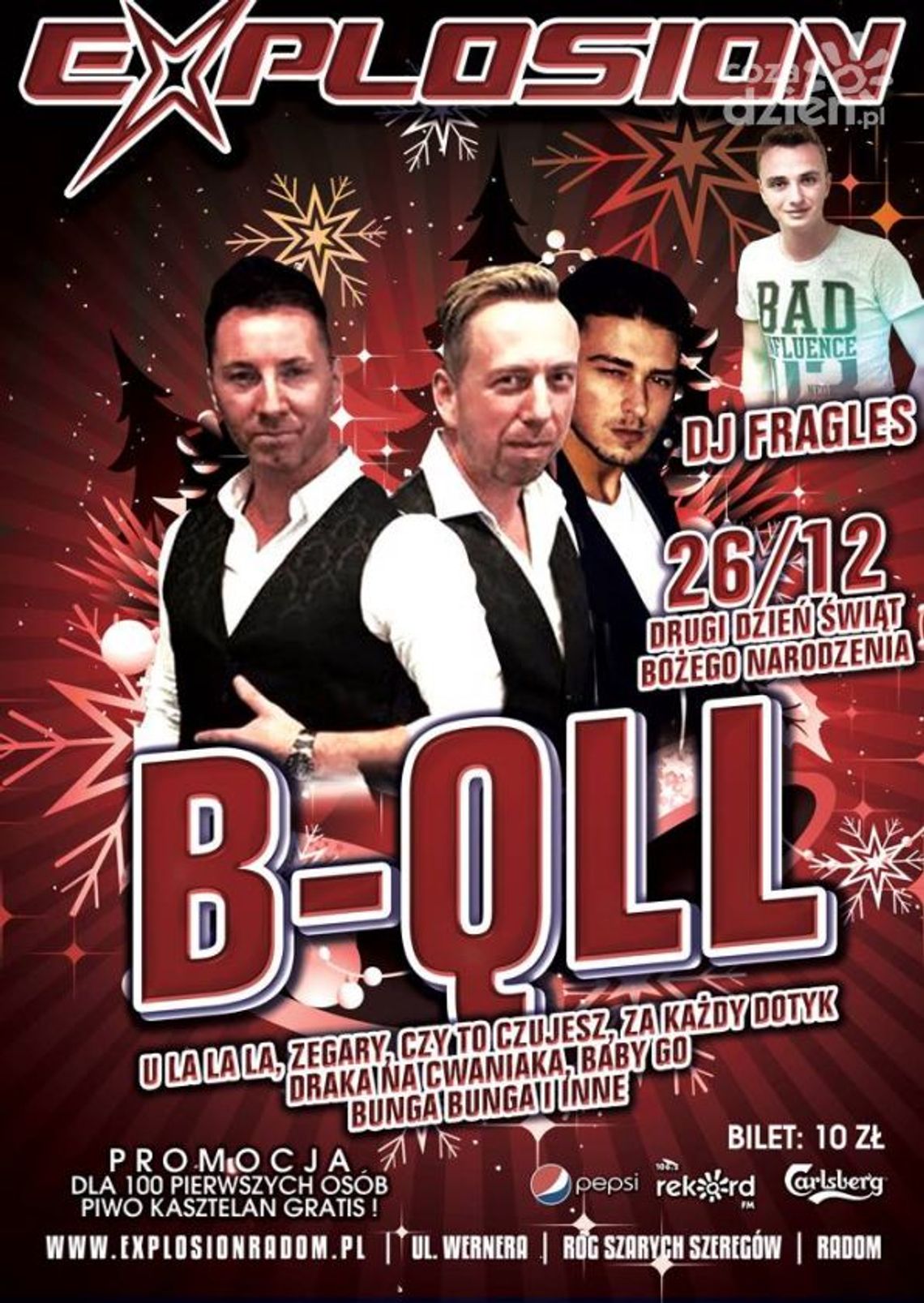 II Dzień Świąt z zespołem B-QLL w klubie Explosion