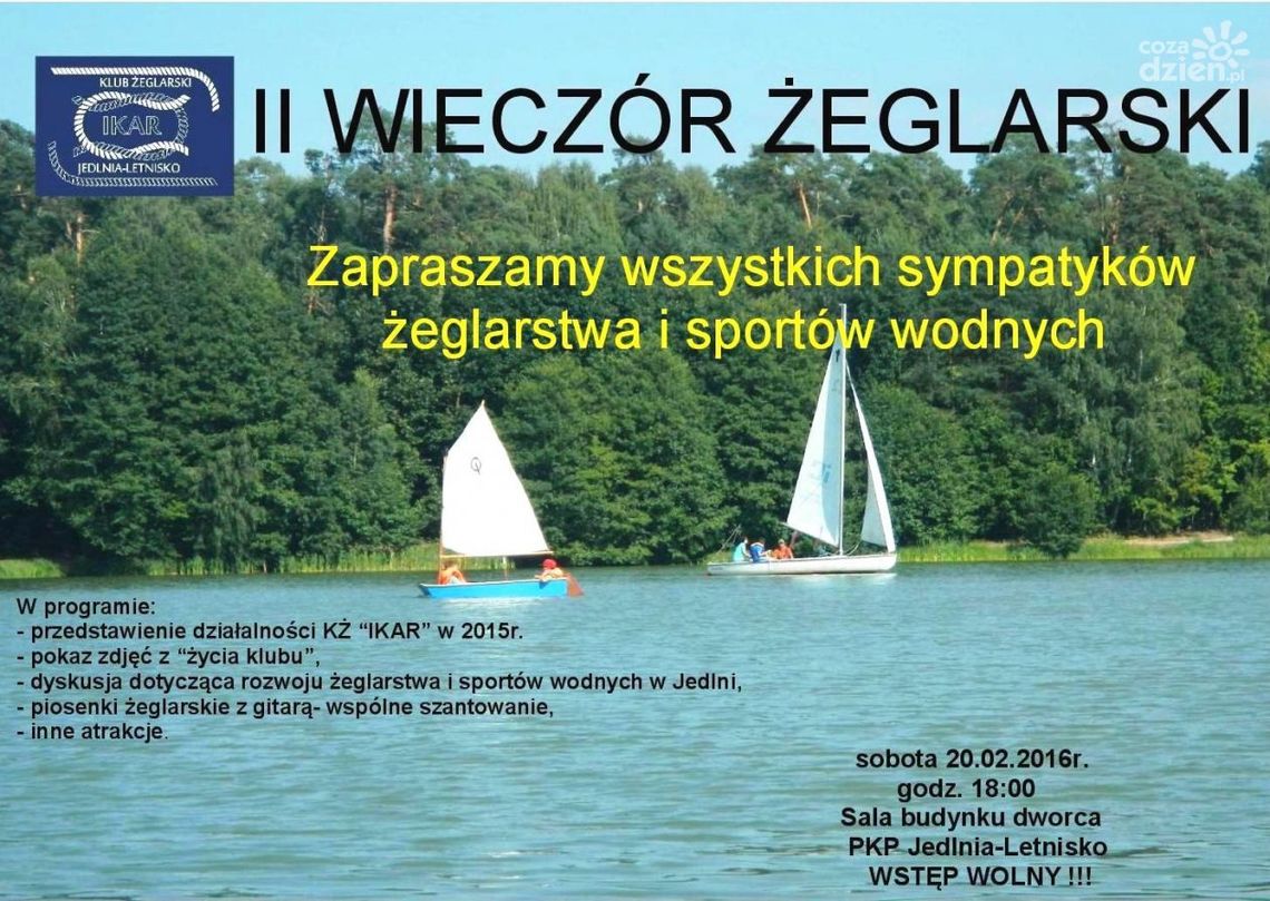 II Wieczór żeglarski w Jedlni Letnisko