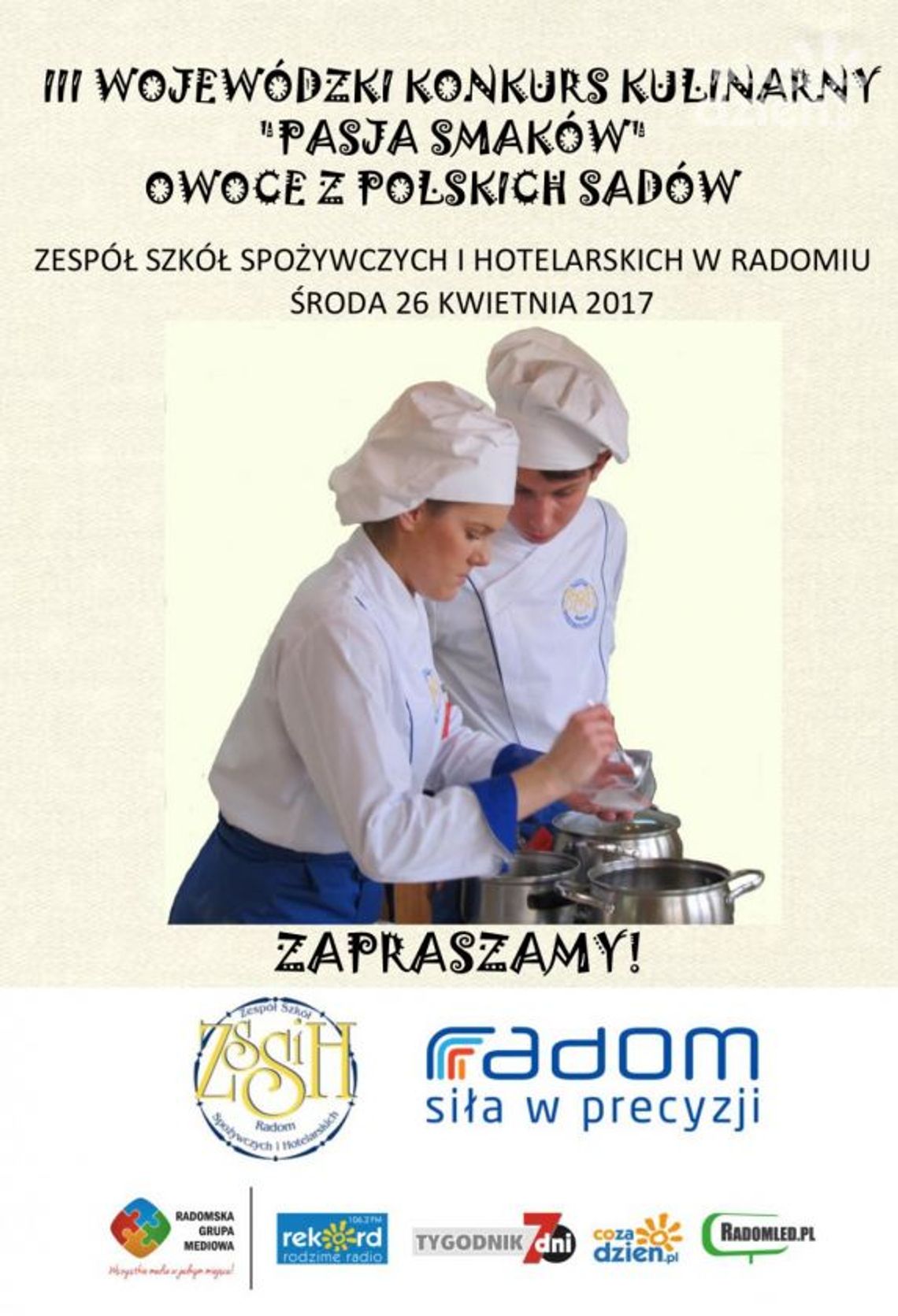 III Wojewódzki Konkurs Kulinarny "Pasja Smaków"