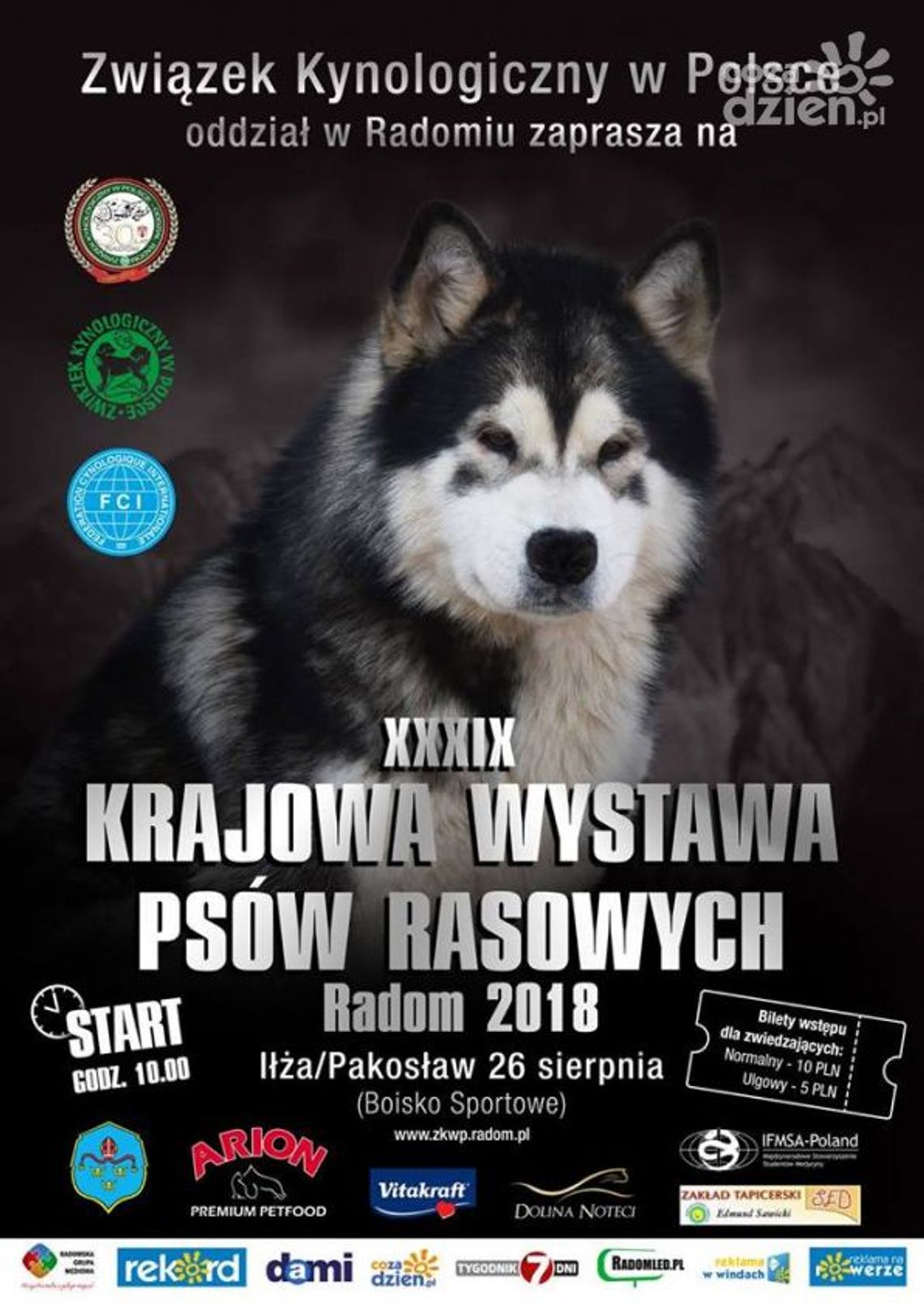 Iłża. 39. Krajowa Wystawa Psów Rasowych już w niedzielę!