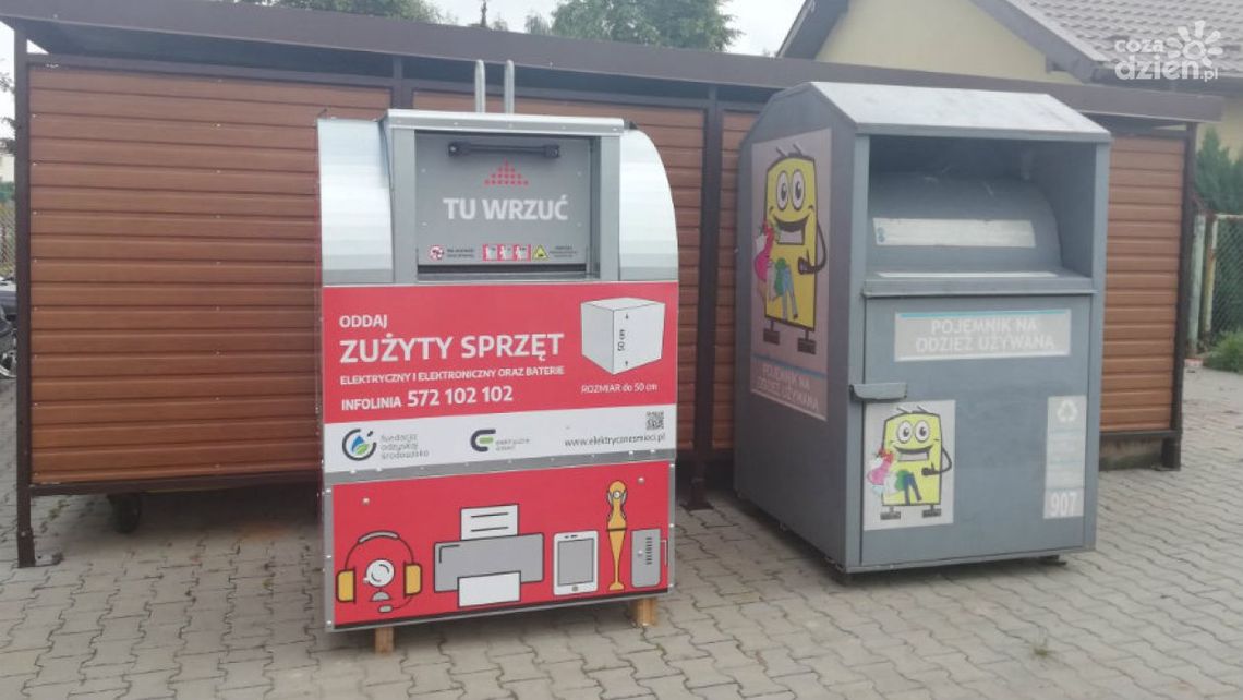 Iłża: Elektryczne śmieci do czerwonych pojemników