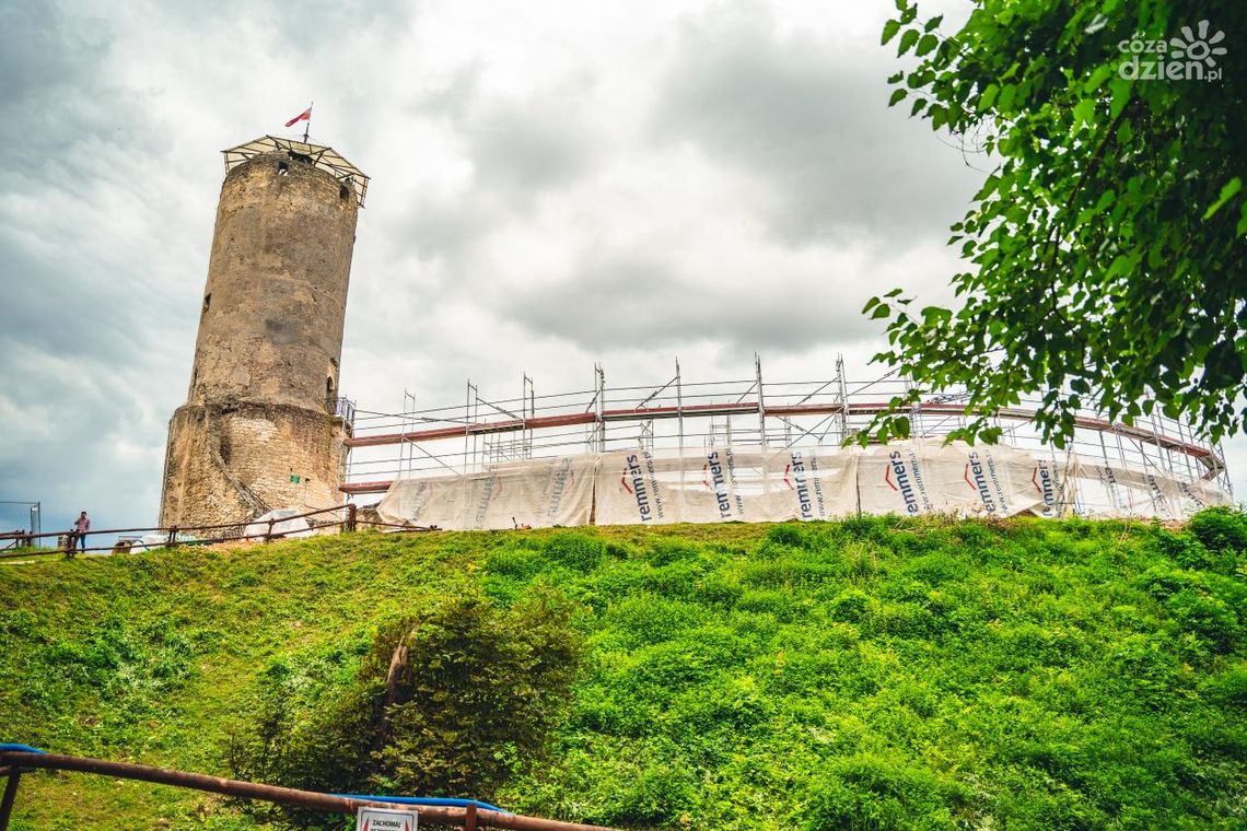 Iłża. Prace na zamku postępują