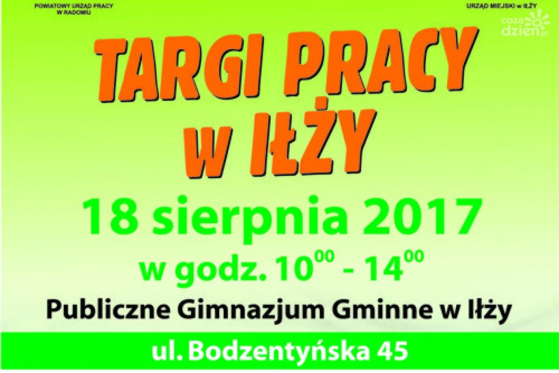 Iłża. Szukasz pracy? Przyjdź na targi Iłża. Szukasz pracy? Przyjdź na targi