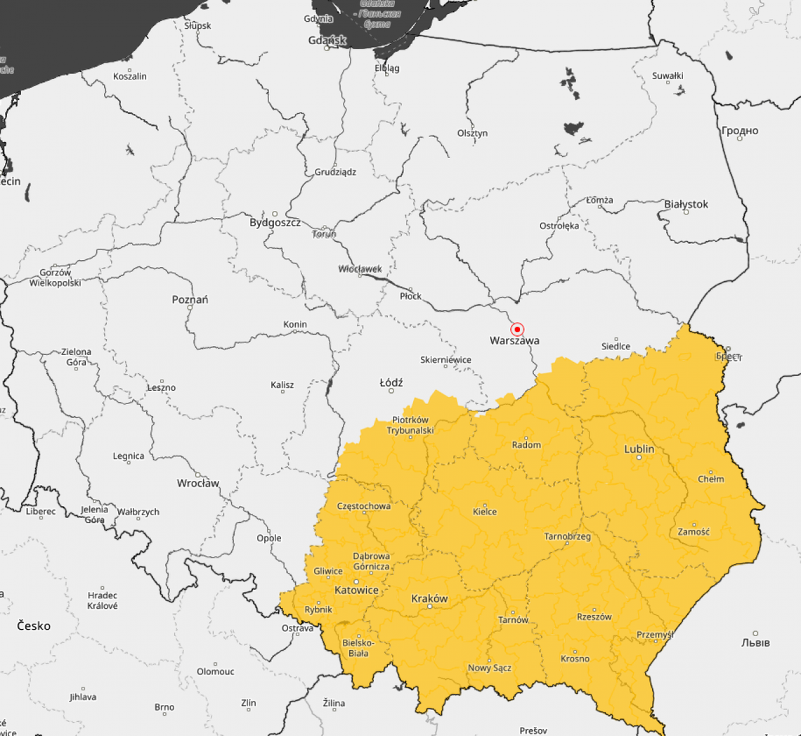 IMiGW ostrzega przed burzami IMiGW ostrzega przed burzami