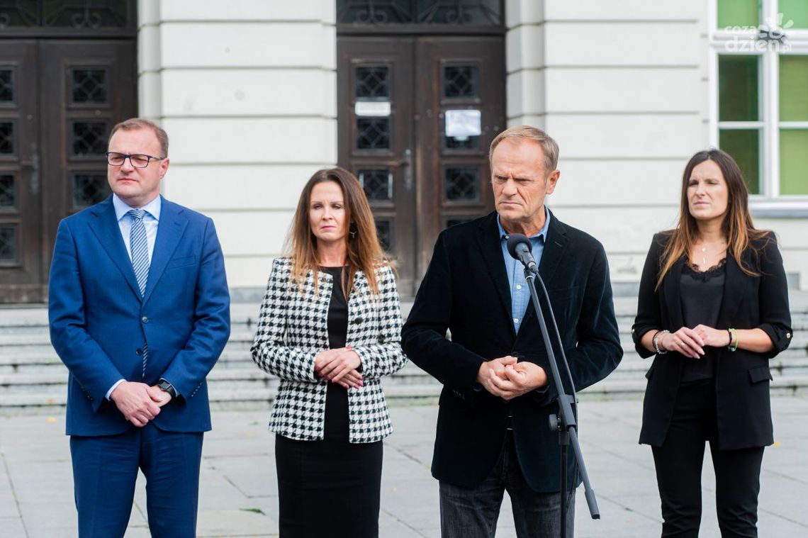 Informacje. Donald Tusk w Radomiu