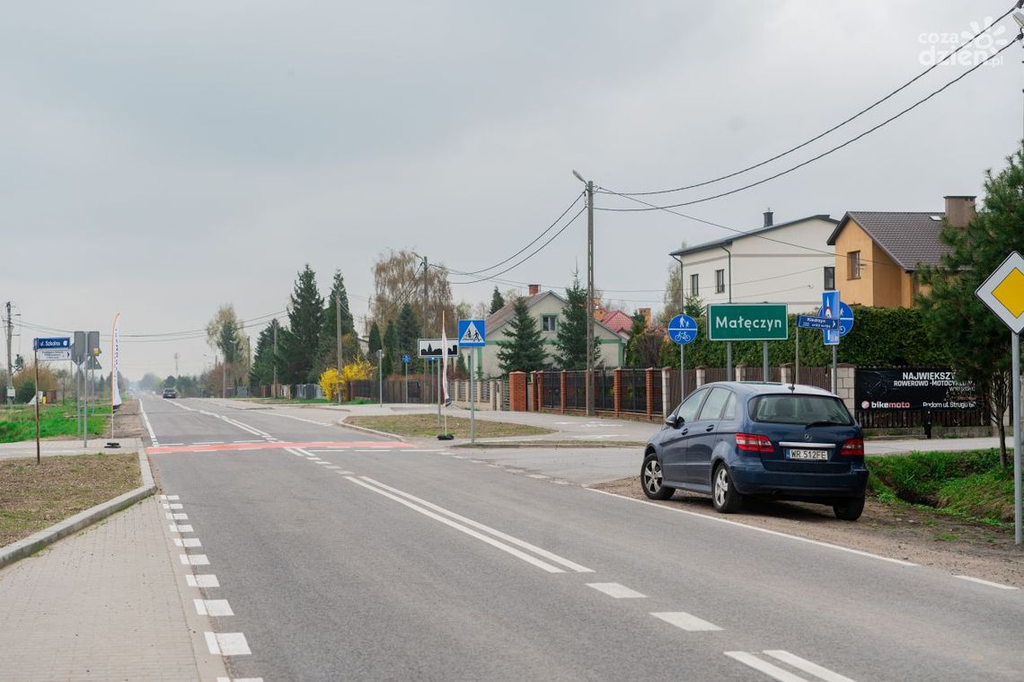 Informacje. Droga Kiedrzyn-Małęczyn gotowa Informacje. Droga Kiedrzyn-Małęczyn gotowa