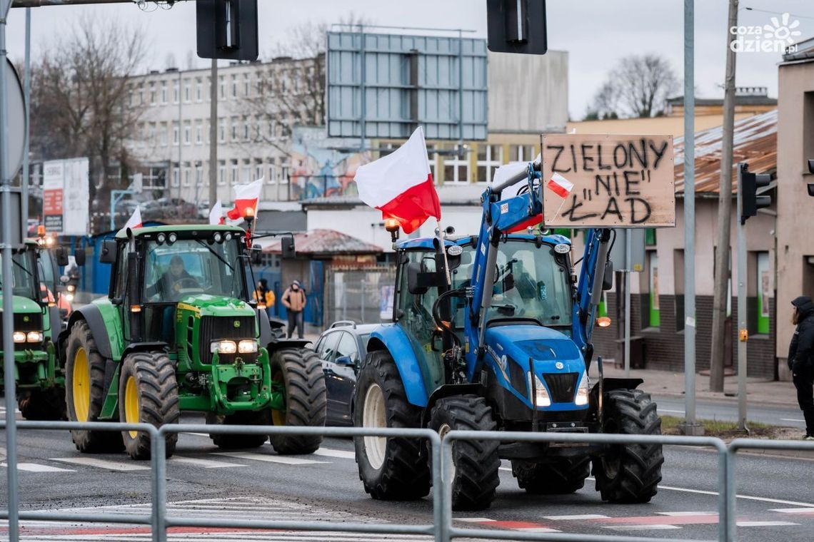 Informacje. Kolejny protest rolników