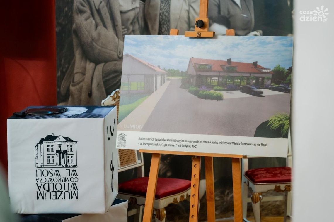 Informacje. Muzeum Gombrowicza we Wsoli czeka rozbudowa