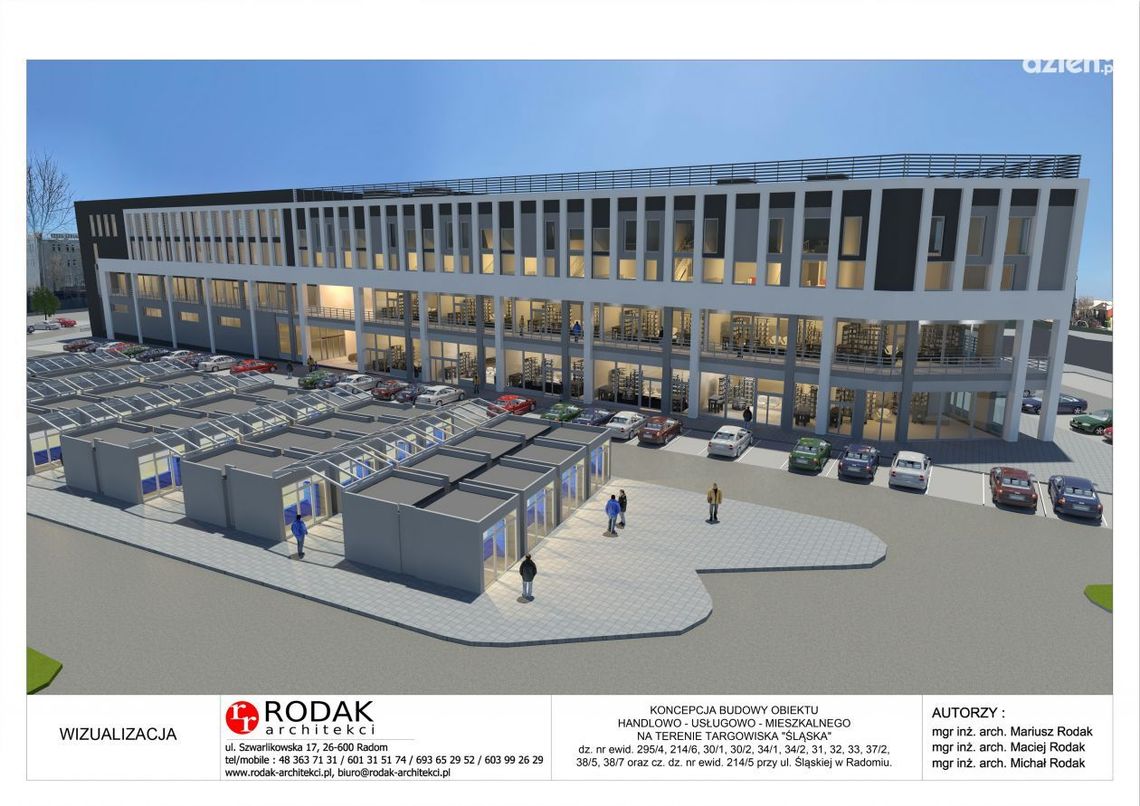 Informacje. Nowe targowisko przy Śląskiej