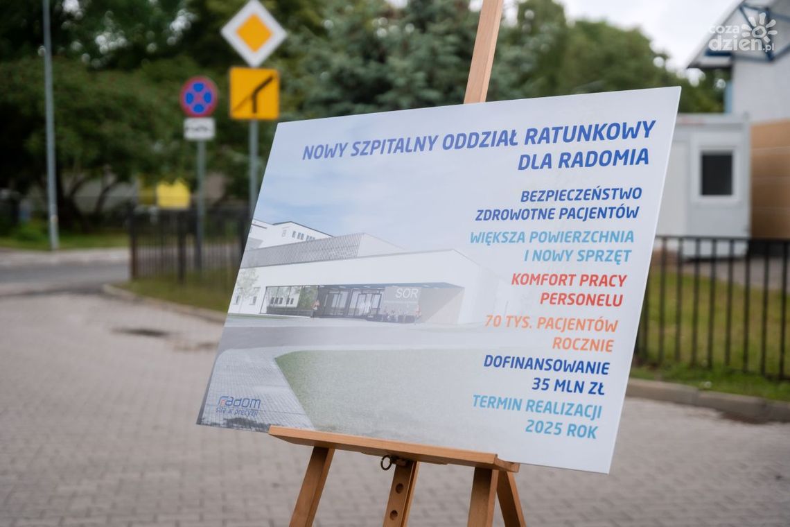 Informacje. Powstanie nowy SOR w Radomskim Szpitalu Specjalistycznym
