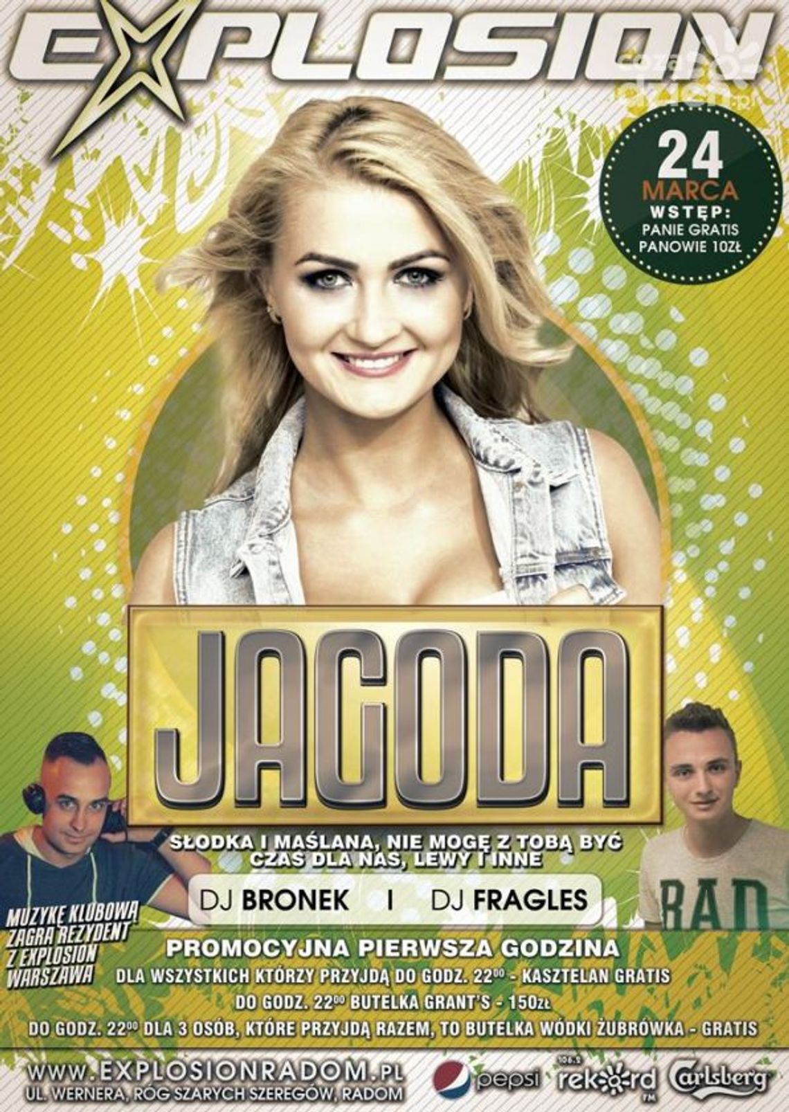 Jagoda w klubie Explosion