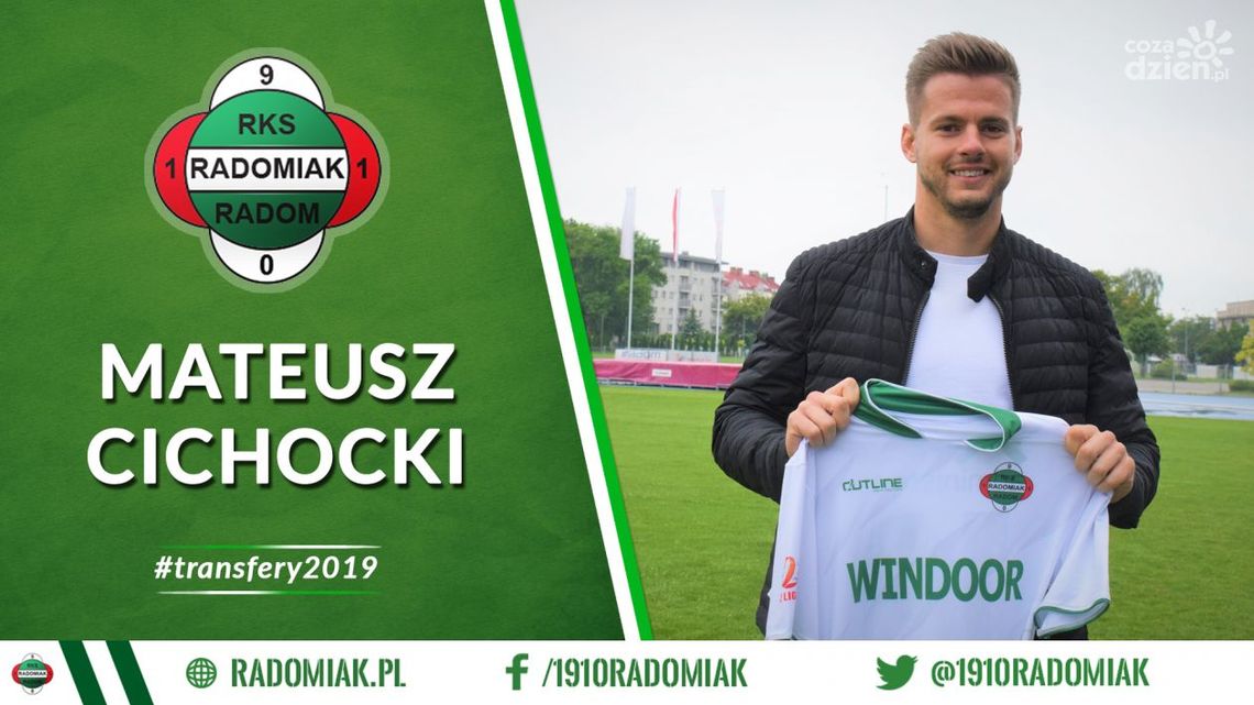 Jak gra Mateusz Cichocki? Statystyki nowego obrońcy Radomiaka