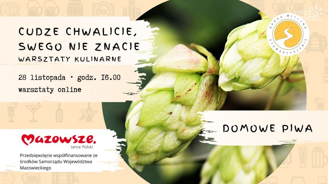 Jak warzyć domowe piwa - będą warsztaty Jak warzyć domowe piwa - będą warsztaty