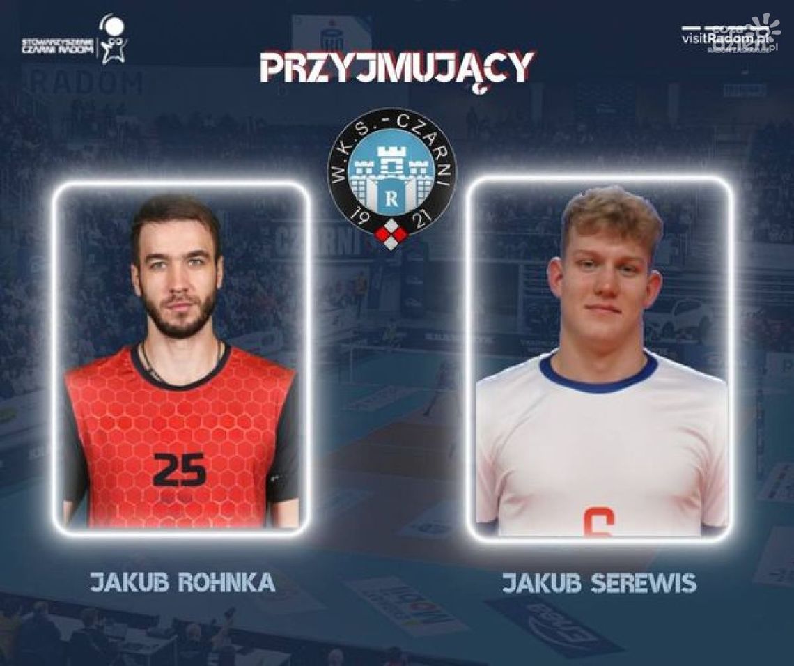 Jakub Rohnka i Jakub Serewis nowymi zawodnikami Enei Czarnych Radom Jakub Rohnka i Jakub Serewis nowymi zawodnikami Enei Czarnych Radom