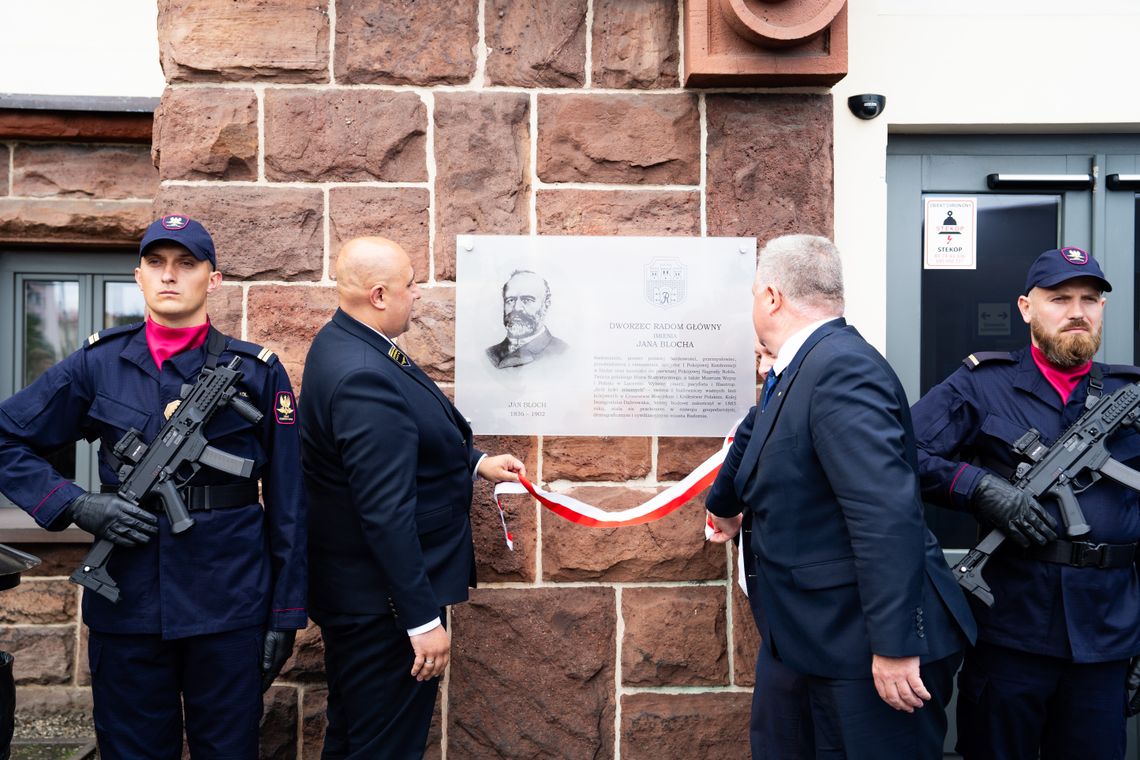 Jan Bloch patronem dworca w Radomiu