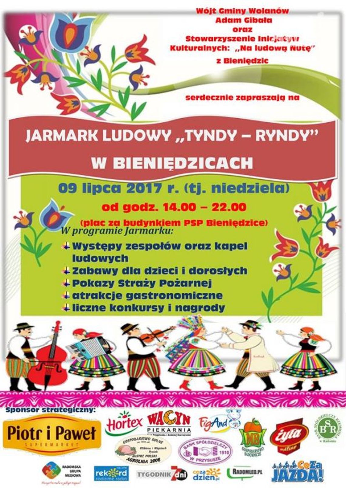 Jarmark ludowy "Tyndy-ryndy" w Bieniędzicach