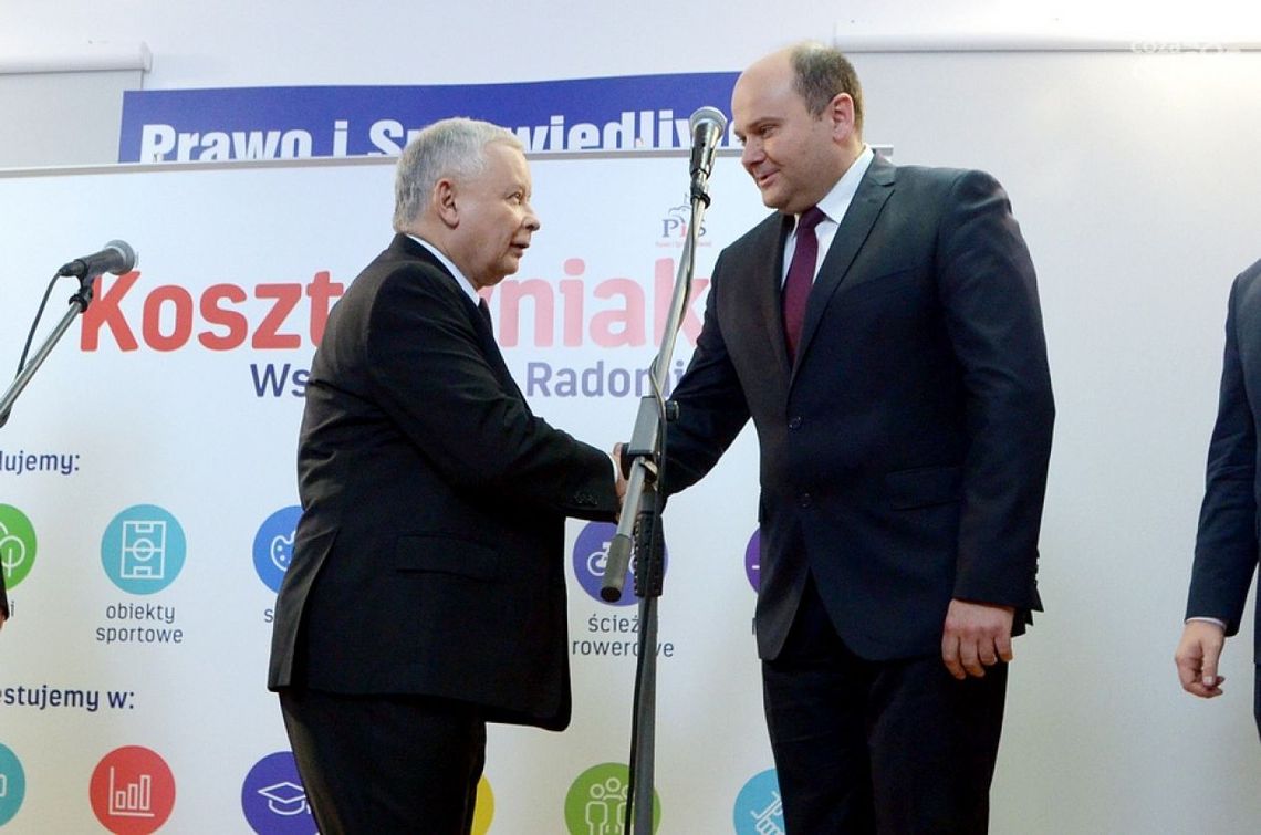 Jarosław Kaczyński w Radomiu popiera prezydenta Jarosław Kaczyński w Radomiu popiera prezydenta