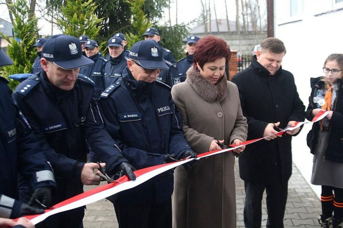 JASTRZĘBIA. Otwarcie posterunku policji