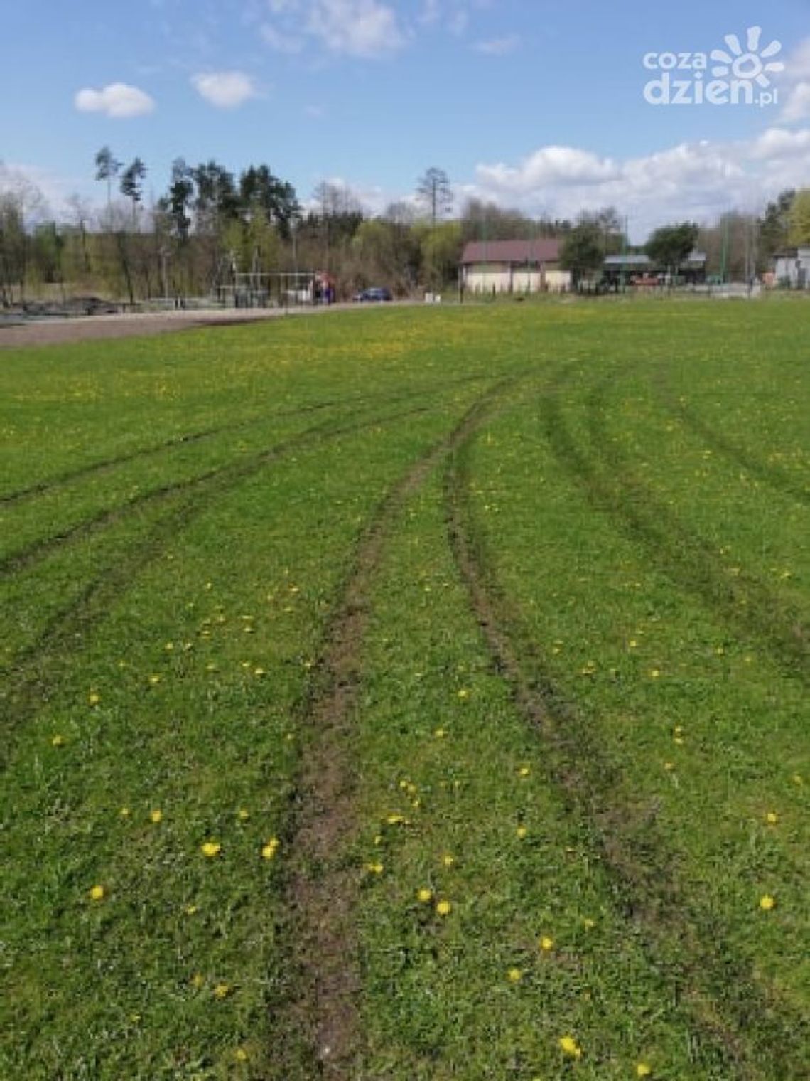 Jastrzębia: Wandal zniszczył boisko Akcji Jastrzębia Jastrzębia: Wandal zniszczył boisko Akcji Jastrzębia