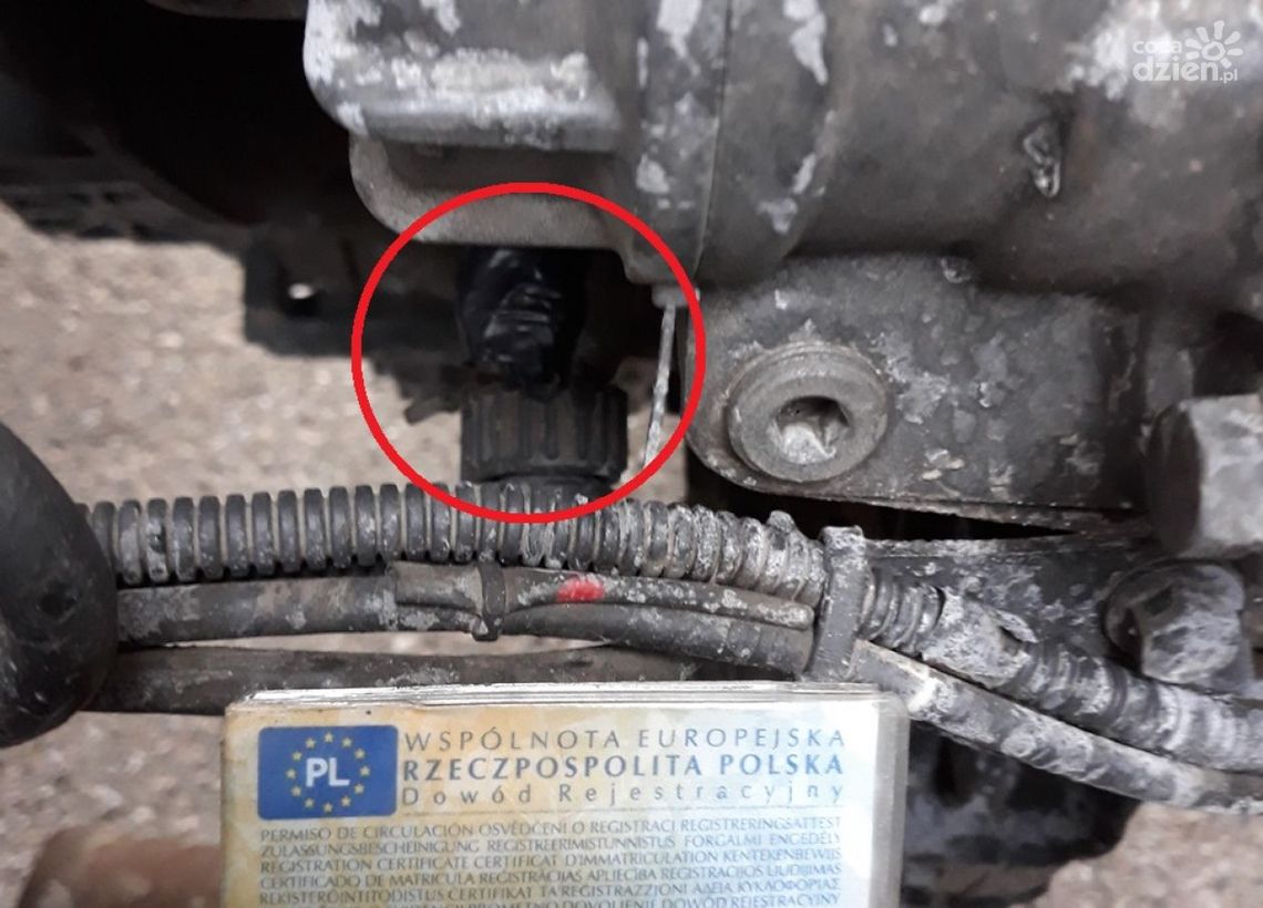 Jechał „na magnesie” chciał oszukać tachograf